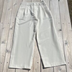 GAP Wide Leg Pants in Cream White